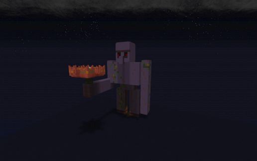 Iron Golem "Goliath" with Iron Farm schematic - building