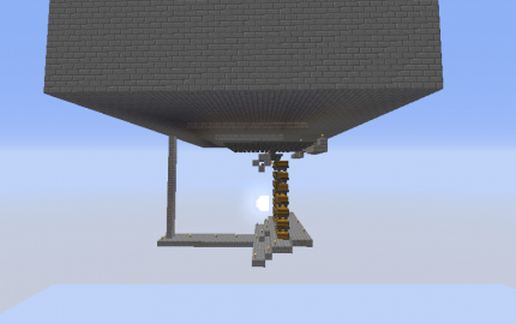 Iron Farm With Spawner schematic - building