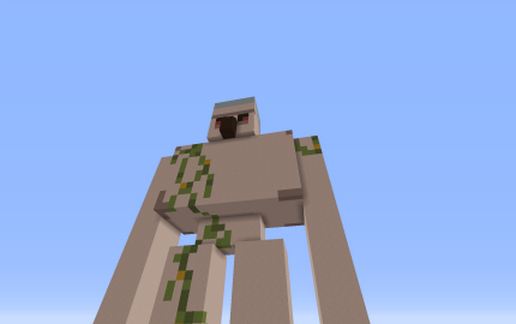 Iron Golem Statue schematic - building