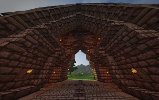 Gate for town