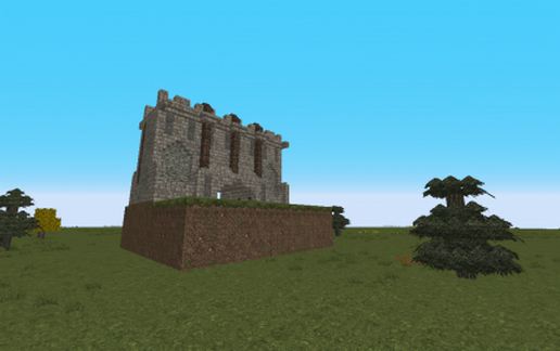 Redstone Castlegate schematic - building