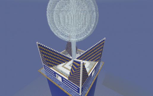 BlueGlowTower schematic - building