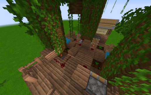 Fancy Melon Farm (Jungle) schematic - building