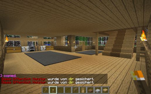 Dark wood house