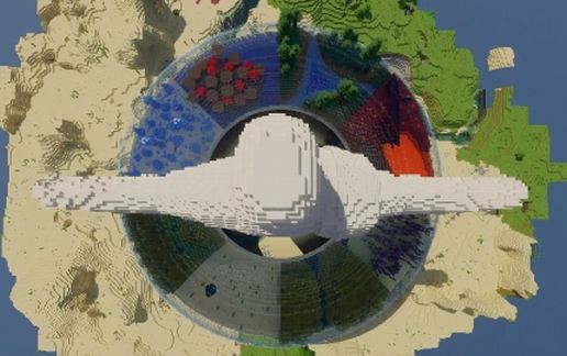 2b2t Jesus Donut schematic - building