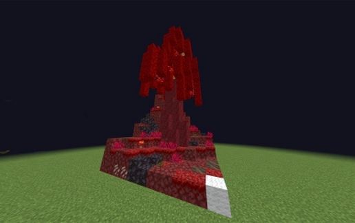 Karmesin Baum