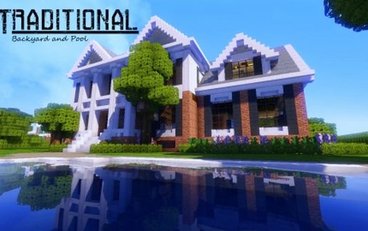Traditional House #4 | by Goldeneye33 schematic - building