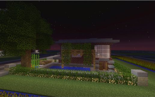 Modern Holiday Mansion schematic - building