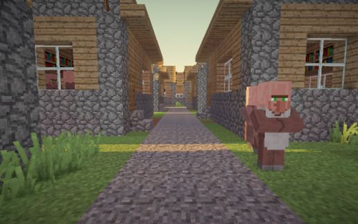 Medieval village schematic - building