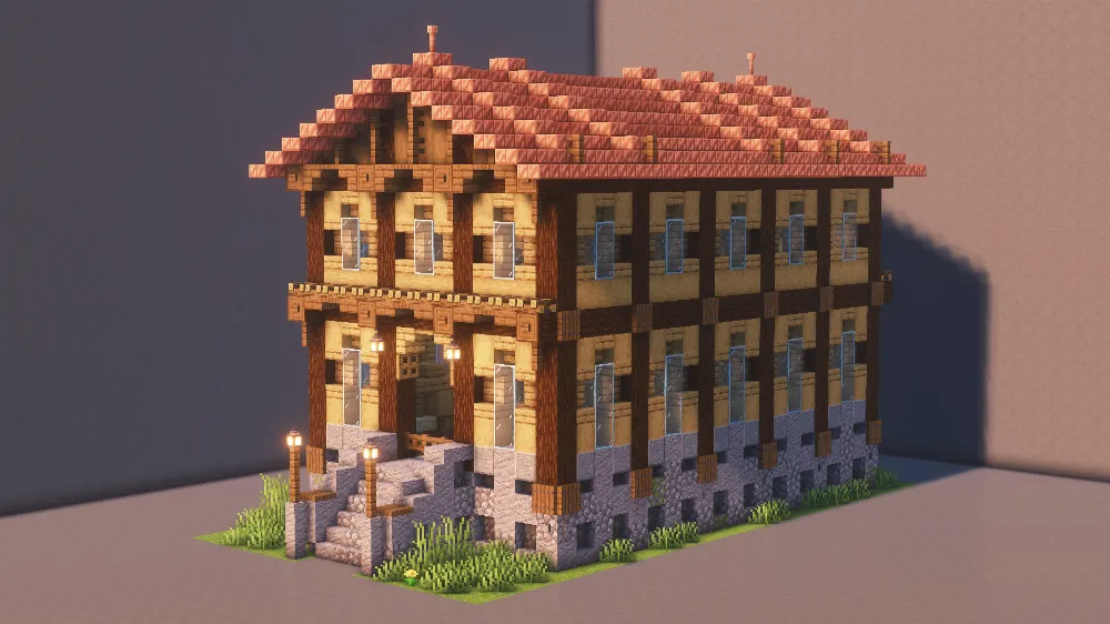 Medieval Houses - Blueprints for MineCraft Houses, Castles, Towers