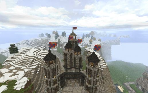 Minecraft Medieval caslte schematic - building
