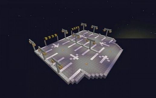 Parking lot schematic - building