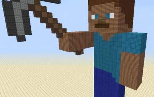 Steve the miner statue