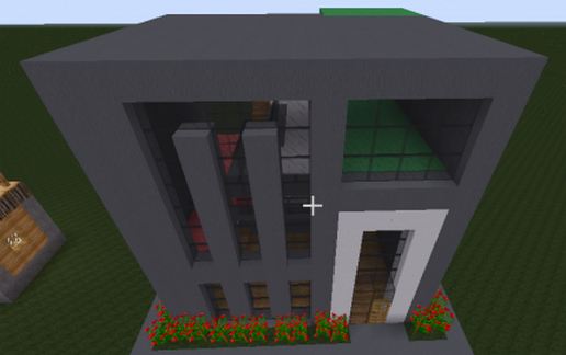 The Italian flag house schematic - building