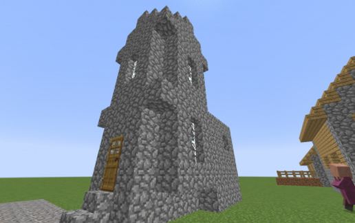 NPC Village "church" schematic - building