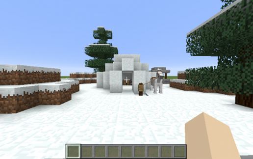 Spruce Biome Igloo schematic - building