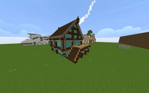 Small Prismarine House schematic - building