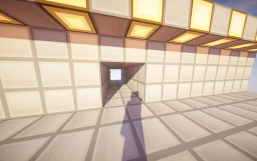 2x2 seamless flush piston door [updated in description]
