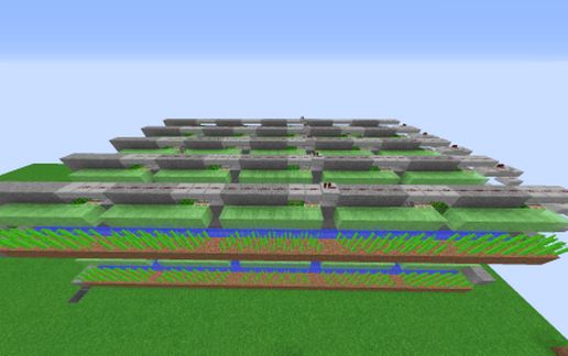 Automatic Sugar Cane Farm schematic - building