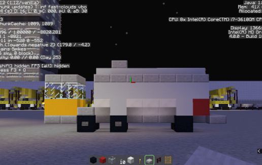 8-Wheeler Tanker Truck schematic - building