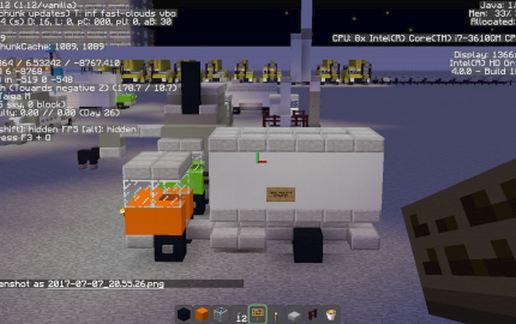 Lava Bucket Truck