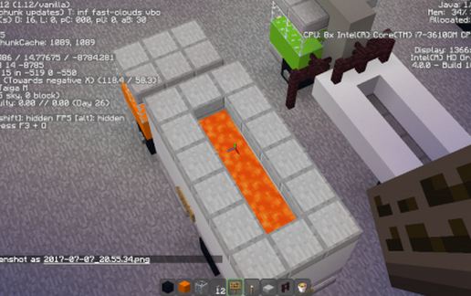 Lava Bucket Truck