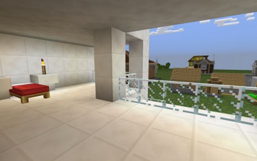 Casa Simples de Quartzo e Plantação
