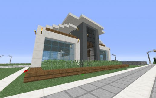 Small Modern house schematic - building
