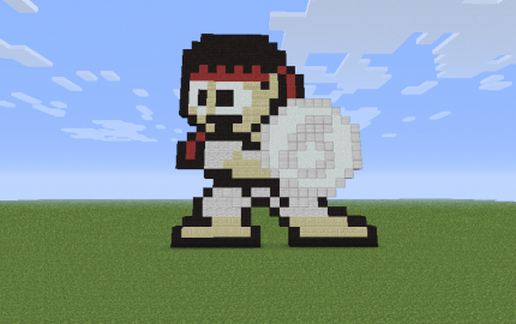 Ryu (Street Fighter x Mega Man) schematic - building