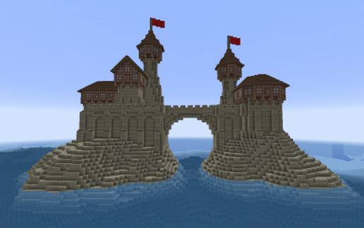 Medieval Castle Island schematic - building