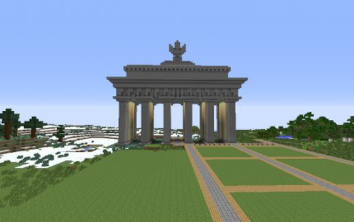 Brandenburger Tor schematic - building
