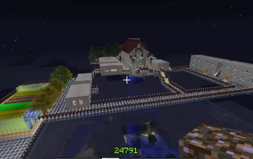 floating glass city schematic - building