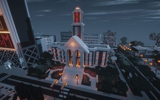 City Hall *The Sims 3™* Style schematic - building