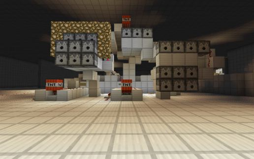 redstone trap attack schematic - building