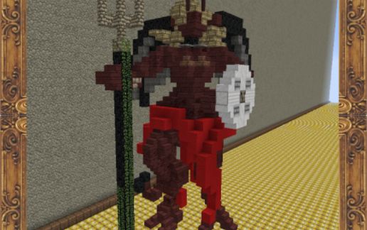 Demoness Guard Statue schematic - building