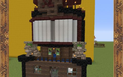 Ed's Dark Tower of Books schematic - building