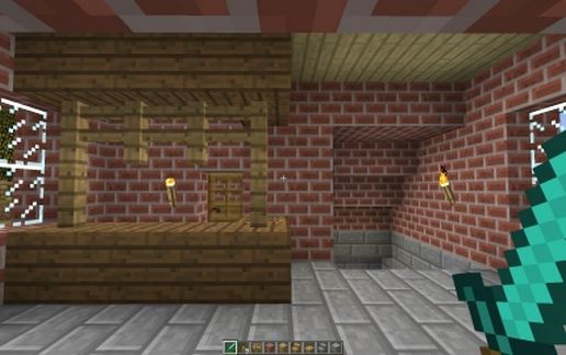 small train station
