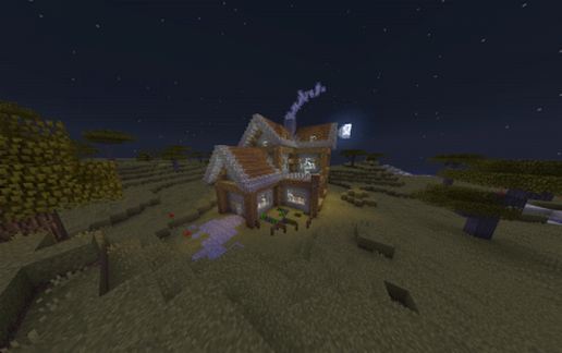 Rustic Medieval House schematic - building