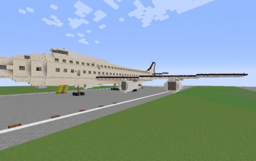 White Jumbo Jet