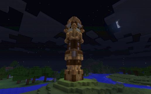 Wooden Tower schematic - building
