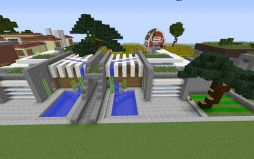 Modern house #3 schematic - building