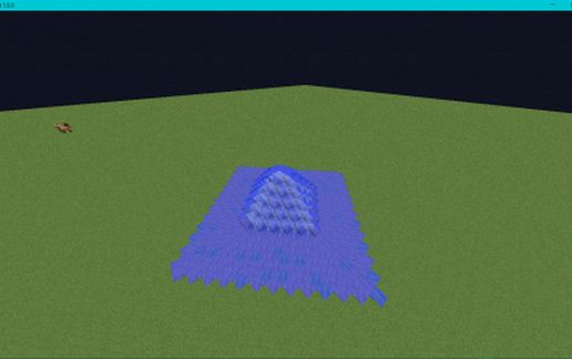 Simple Bedwars Bed Defence schematic - building