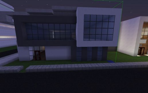 Modern house schematic - building
