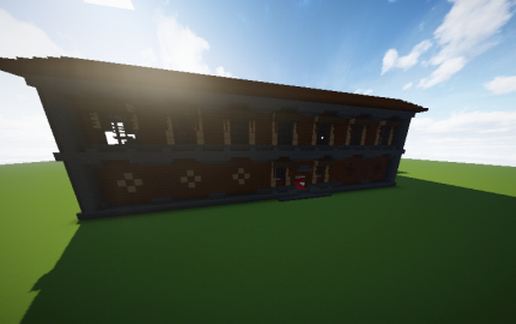 Mansion Minecraft 1.11 schematic - building