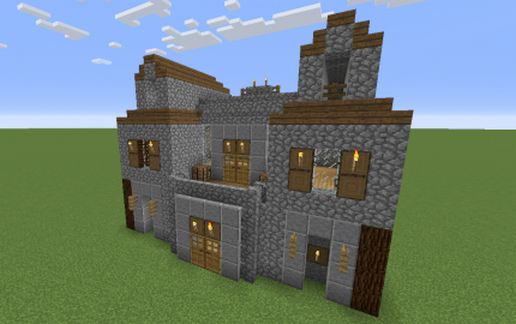 Medium Medieval House schematic - building