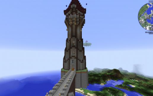 Thaumic Wizard Tower with Bridge