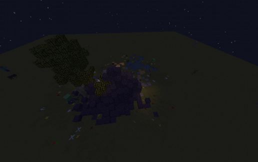Ancient ruins Nether portal schematic - building