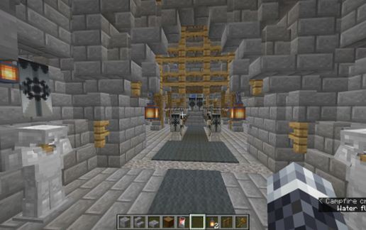 Castle Gate (3-Height) with Drawbridge h-3.0a