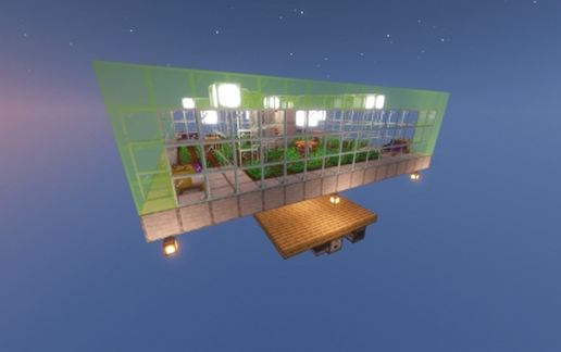 Automatic Villager Farm schematic - building