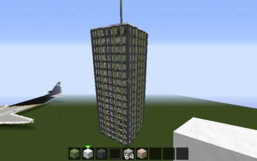 Modern Skyscraper schematic - building